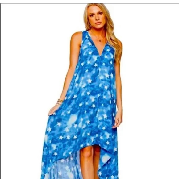Buddy Love Campbell Star High Low Dress S/M - Picture 1 of 3